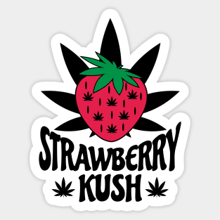 Strawberry Kush Sticker